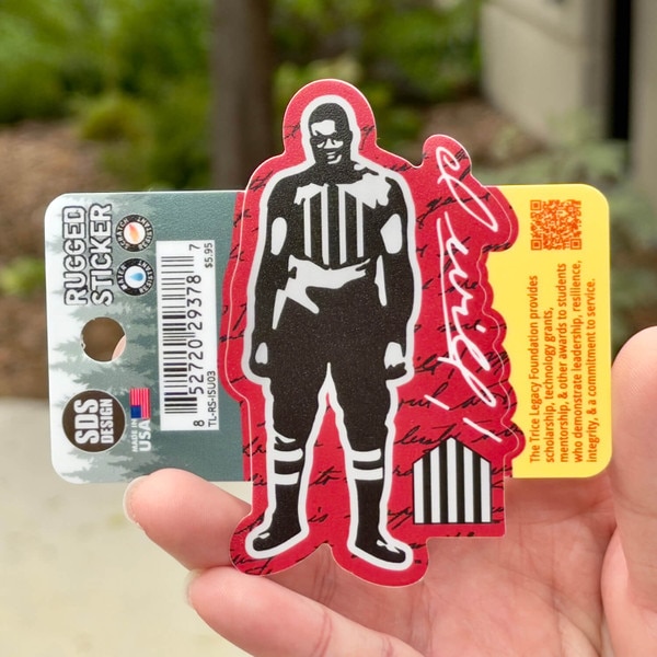 Trice Legacy Collection Silhouette Cardinal Rugged Sticker (2"x3.5")